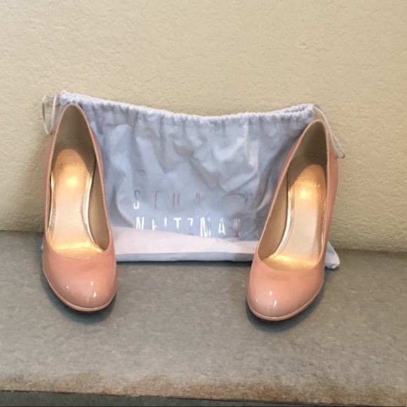 🎉SALE 🎉 🆕 Stuart Weitzman Nude Beige Heels - Picture 3 of 6